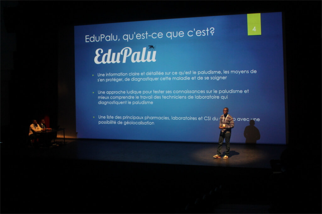 Présentation de EduPalu aux jeux de la Francophonie