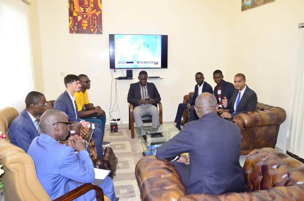 Rencontre avec le Ministre des Potes et des Télécommunication eon Juste Ibombo sur la suite de Hack4Food